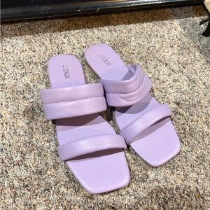 Cider Women's Purple Slide Sandals